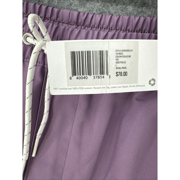 NWT Outerknown Men's Size Large Nomadic Volley Trunks Board Shorts Purple $78 - Picture 2 of 13